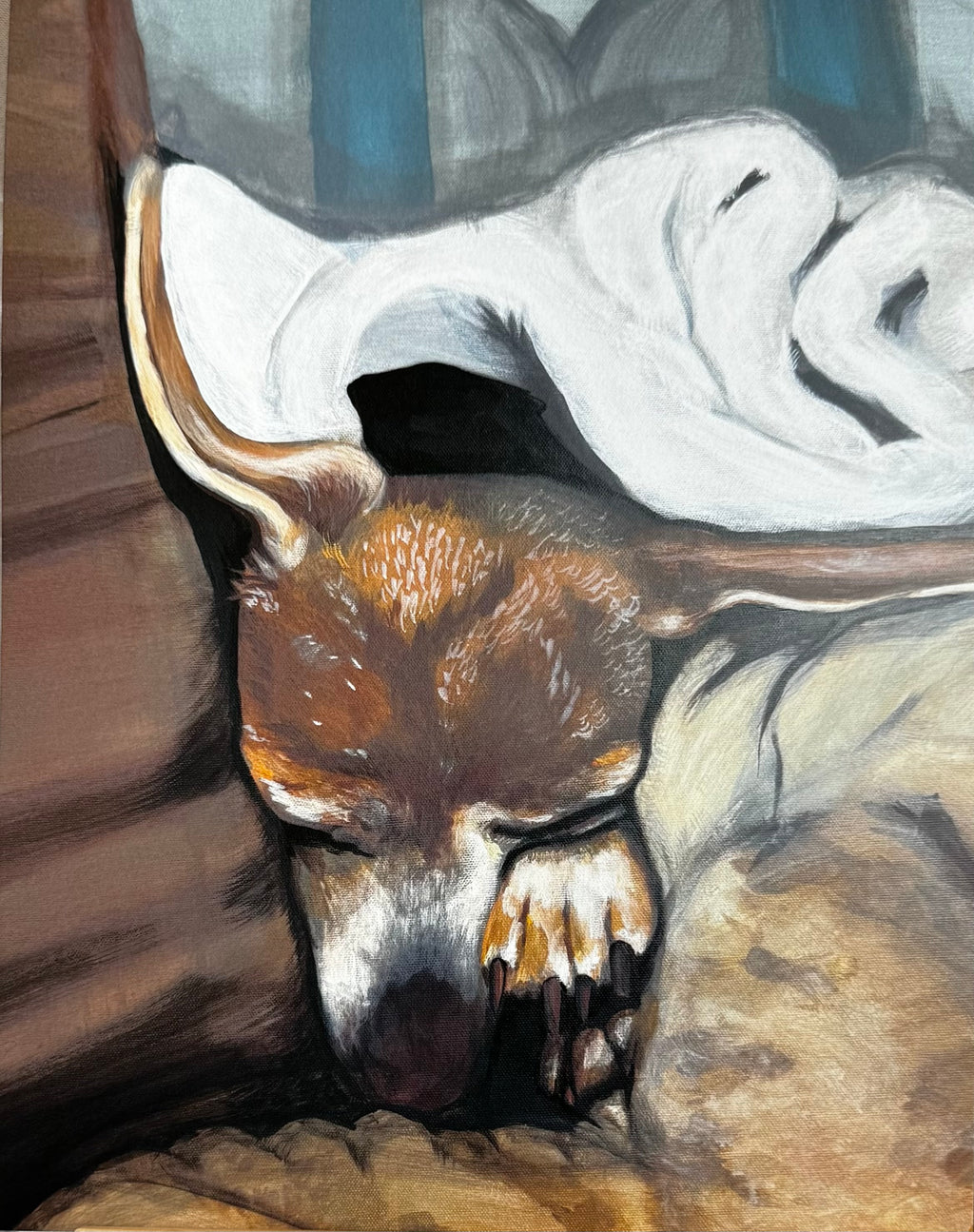 Sleepy Chihuahua Print