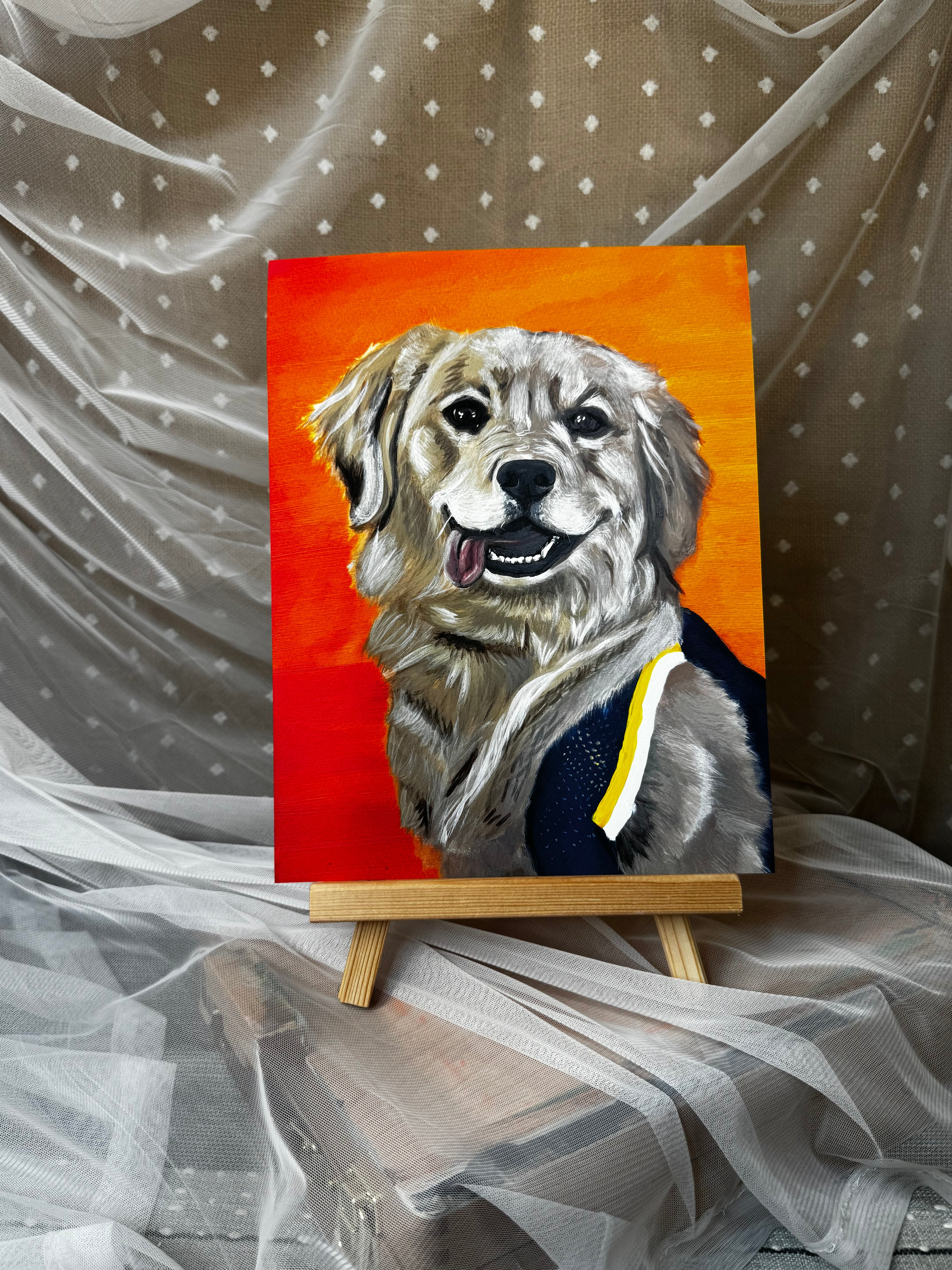 Moxie the Golden Retriever Print