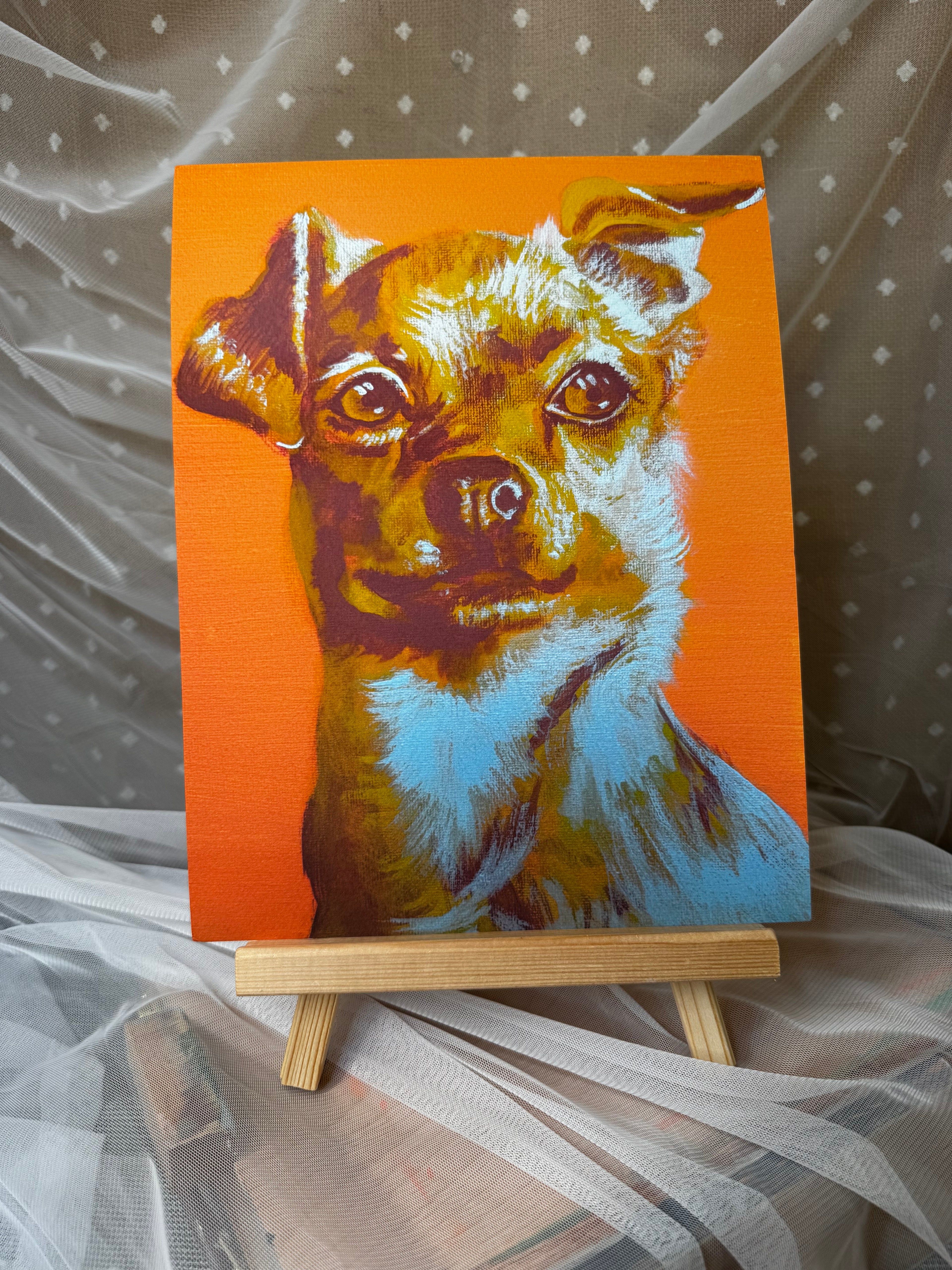 Color Pop Chihuahua Print