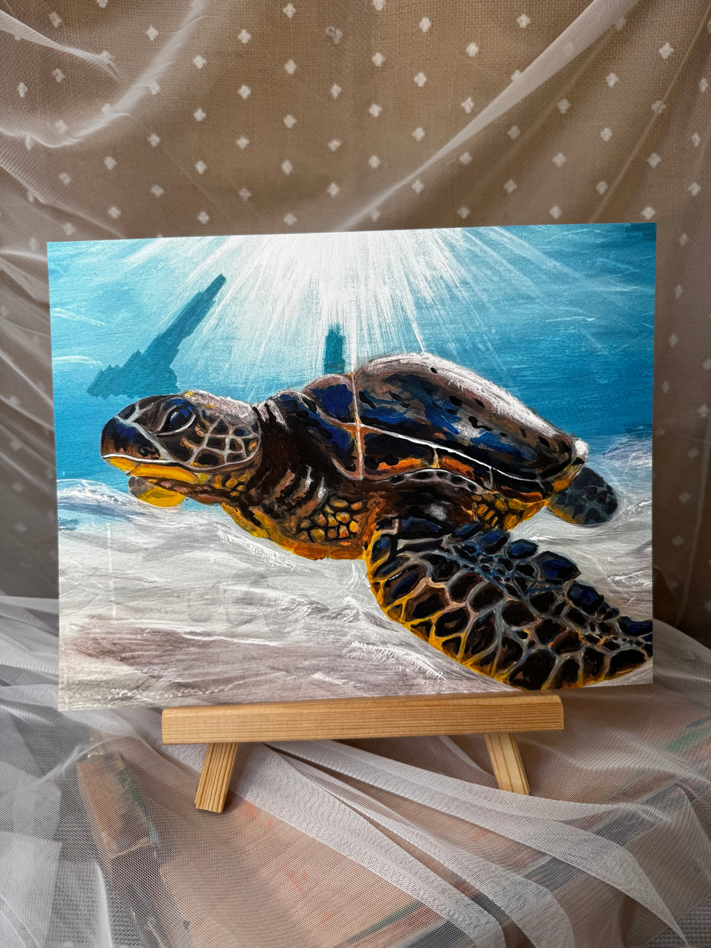 Underwater Sea Turtle Print