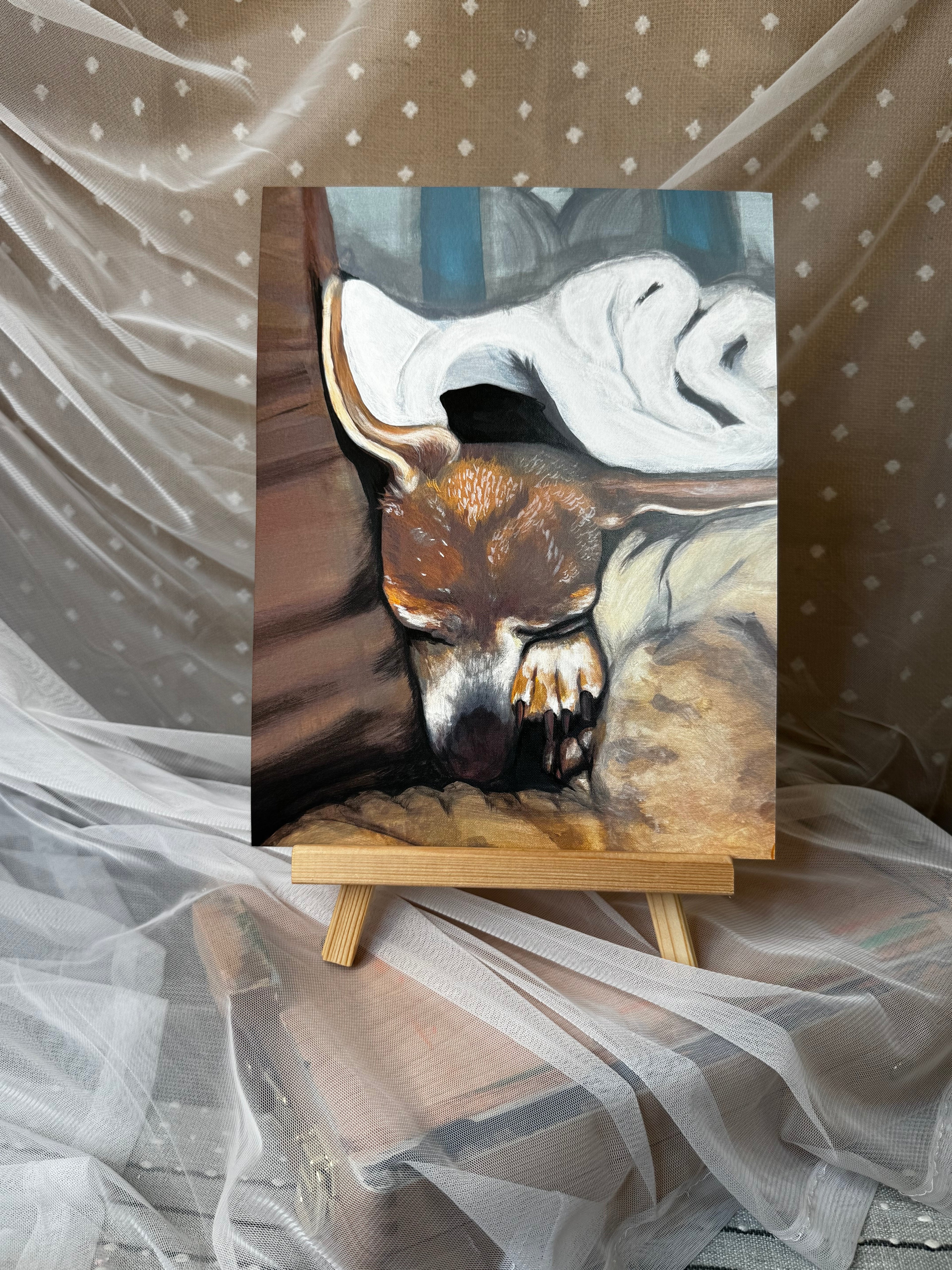 Sleepy Chihuahua Print