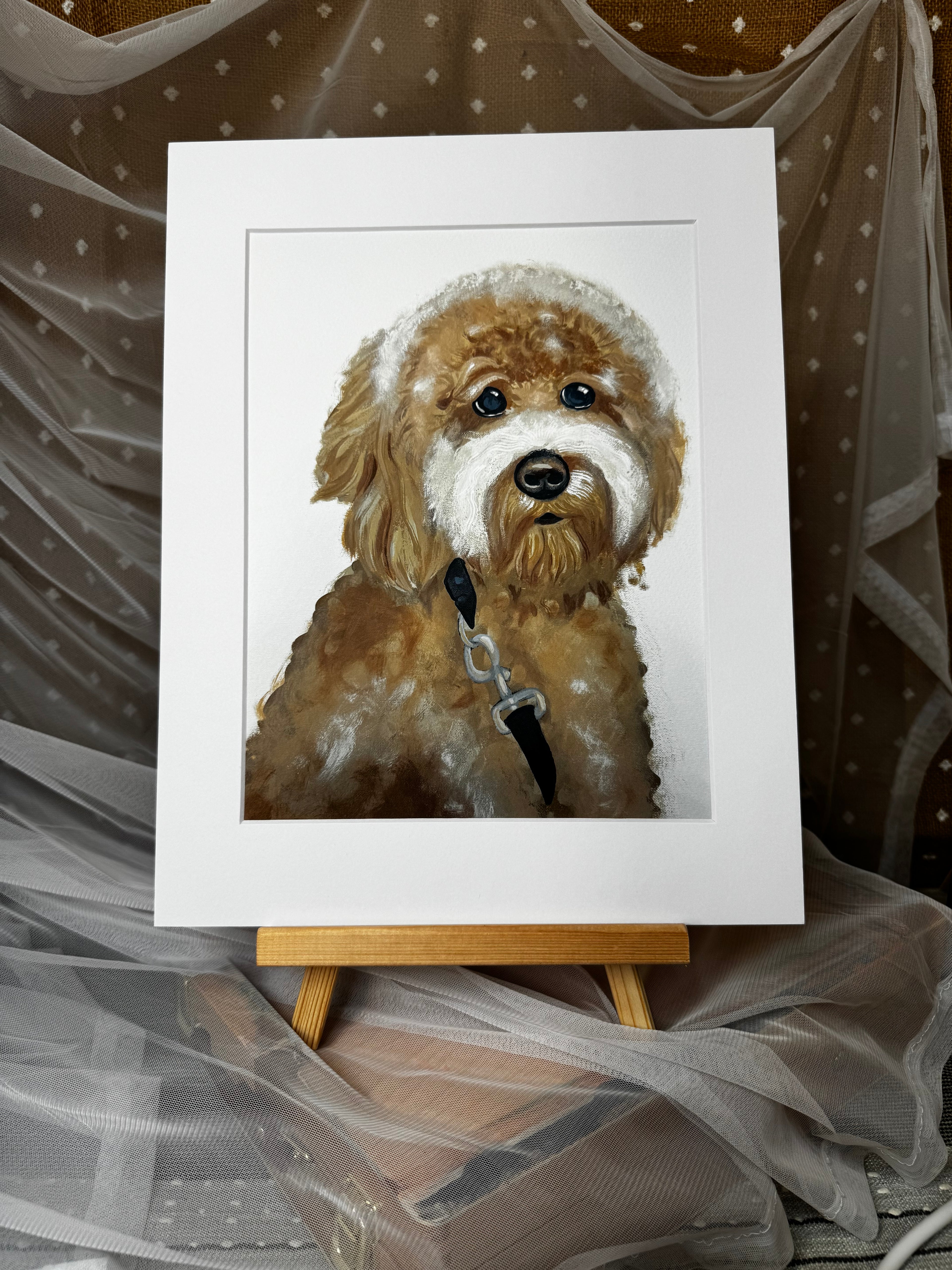 Hank the Doodle Framed Print