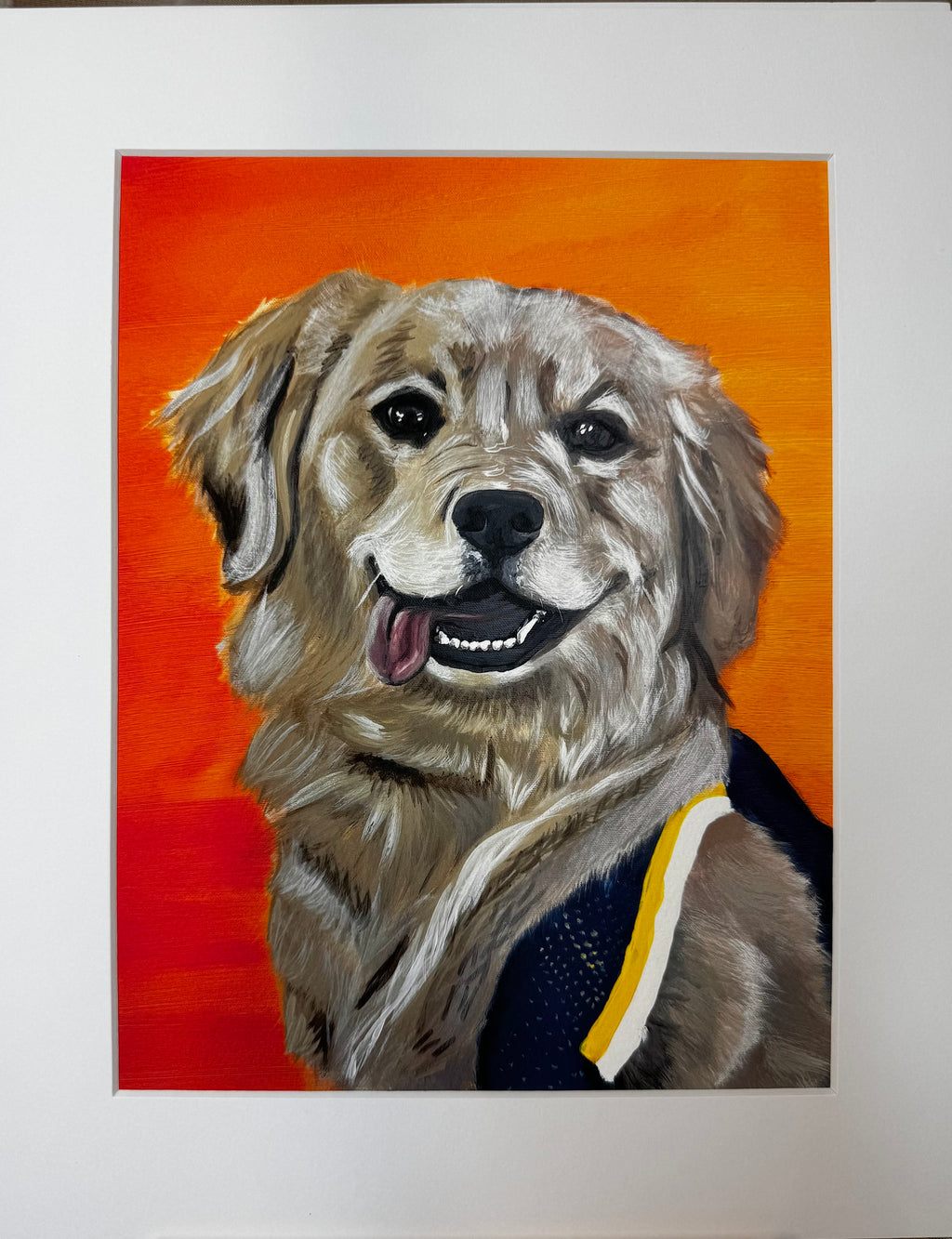Moxie the Golden Retriever Framed Print