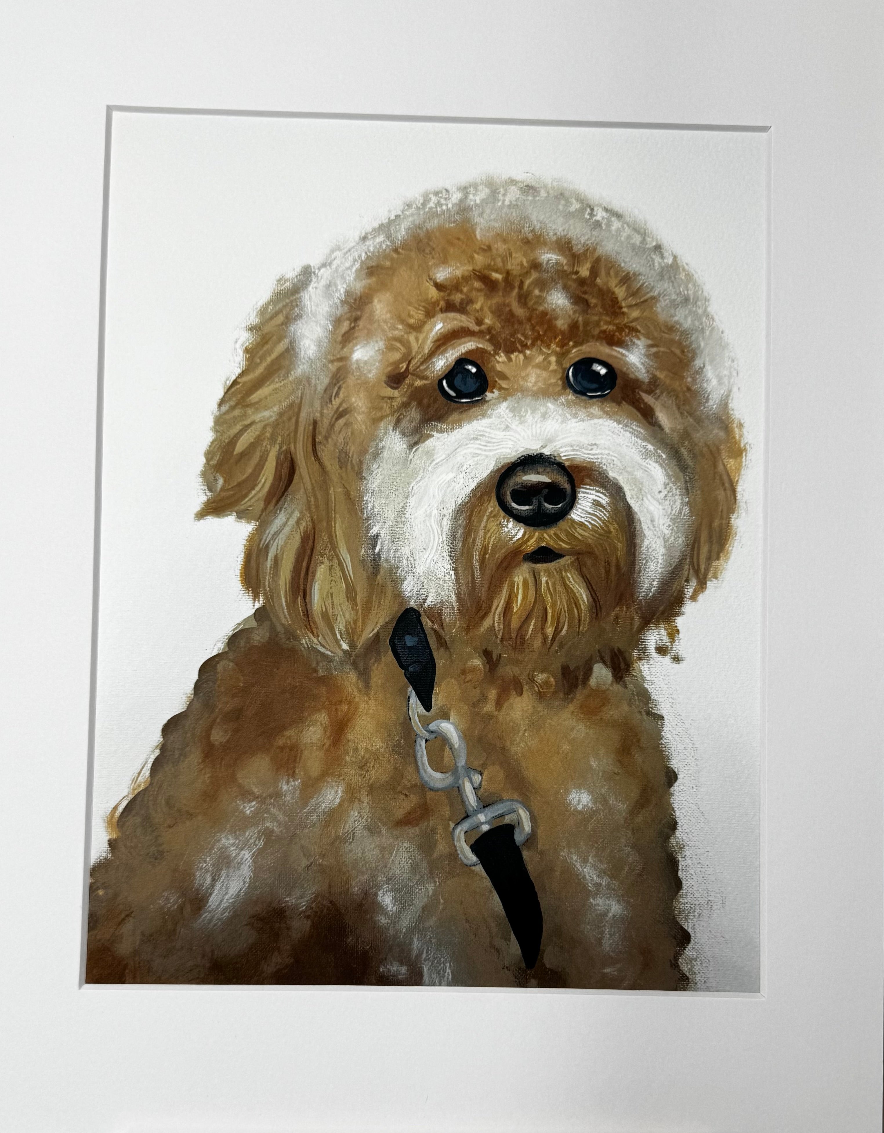 Hank the Doodle Framed Print