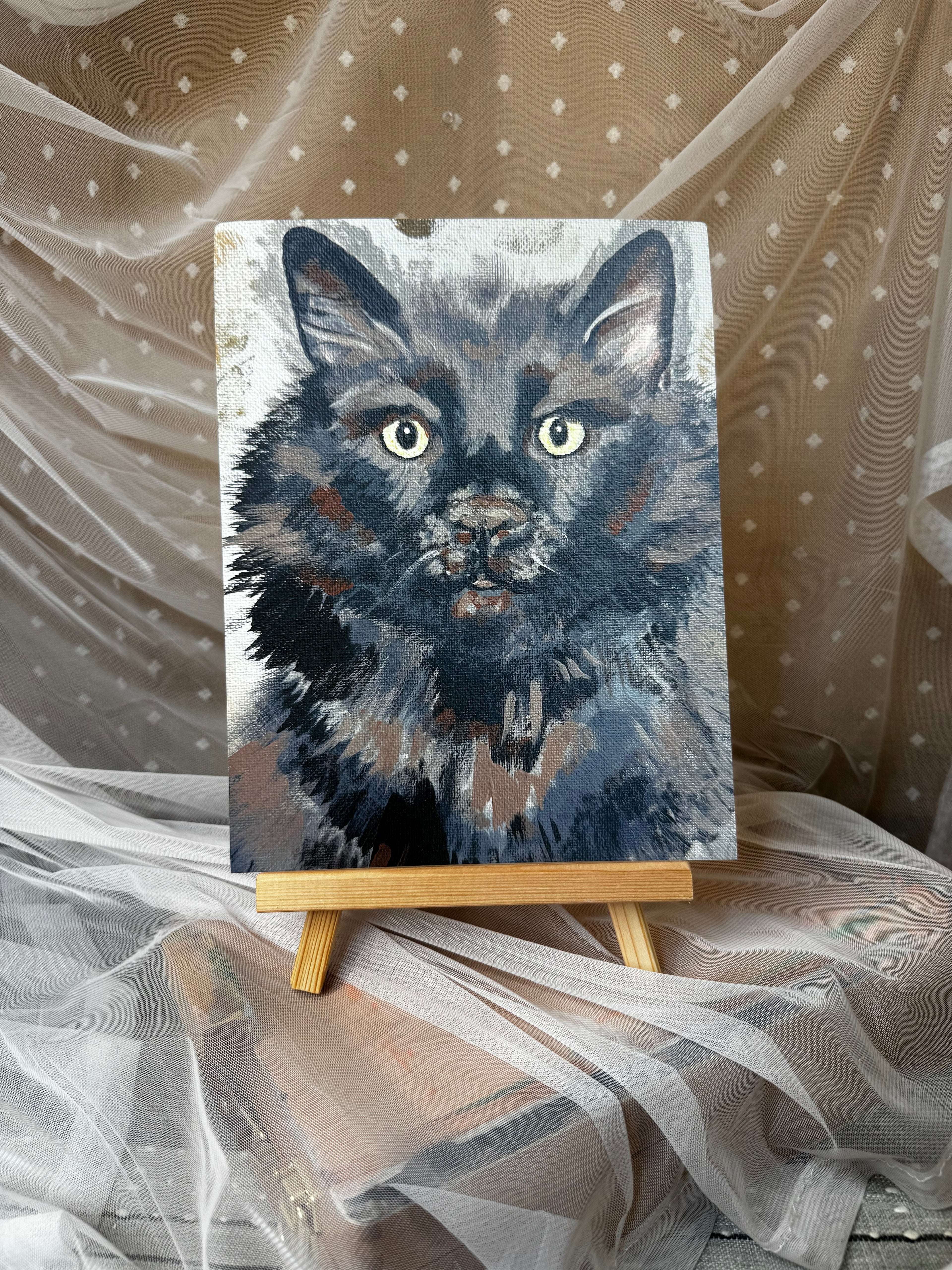 Majestic Meisty Cat Print