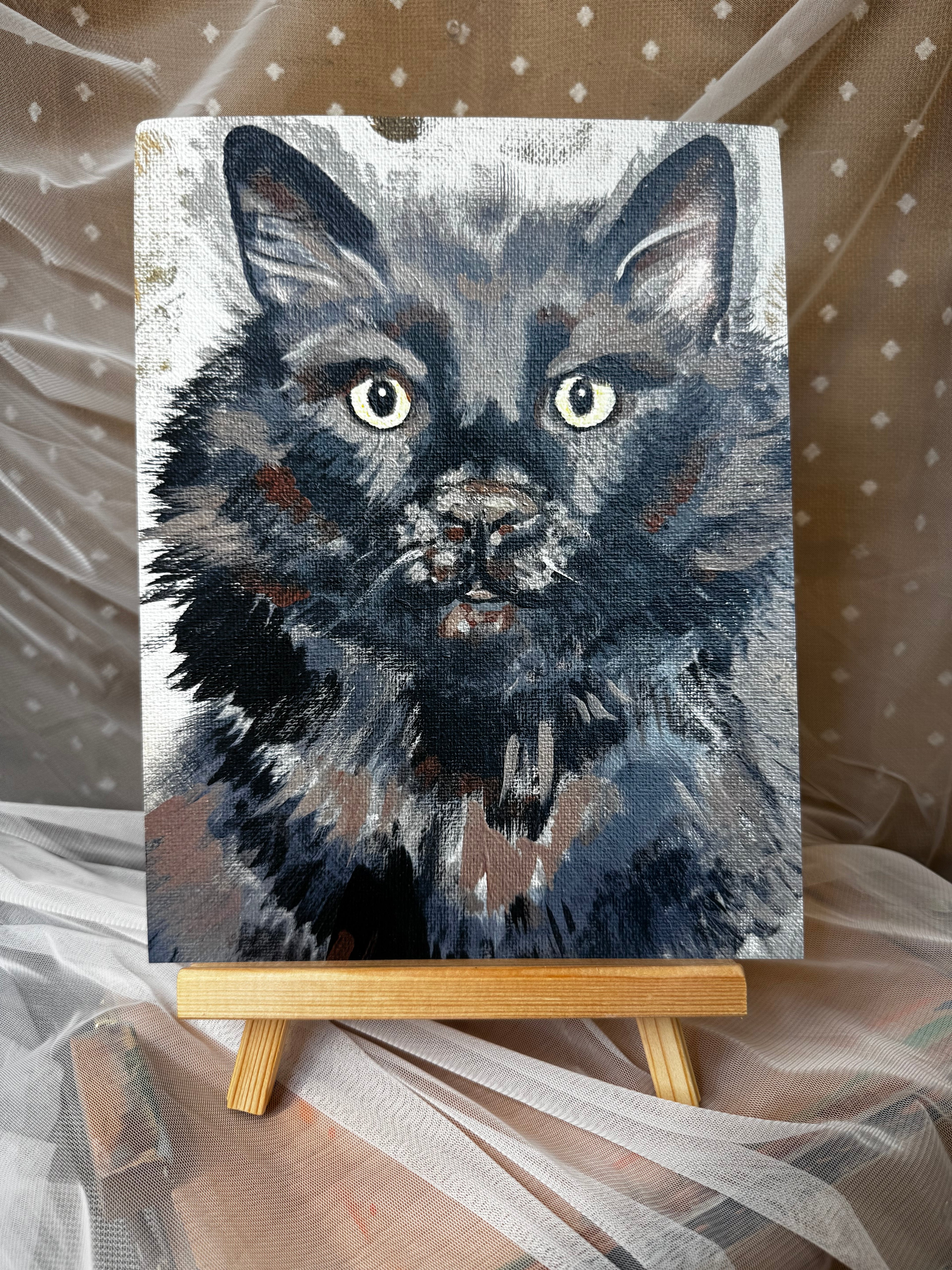 Majestic Meisty Cat Print