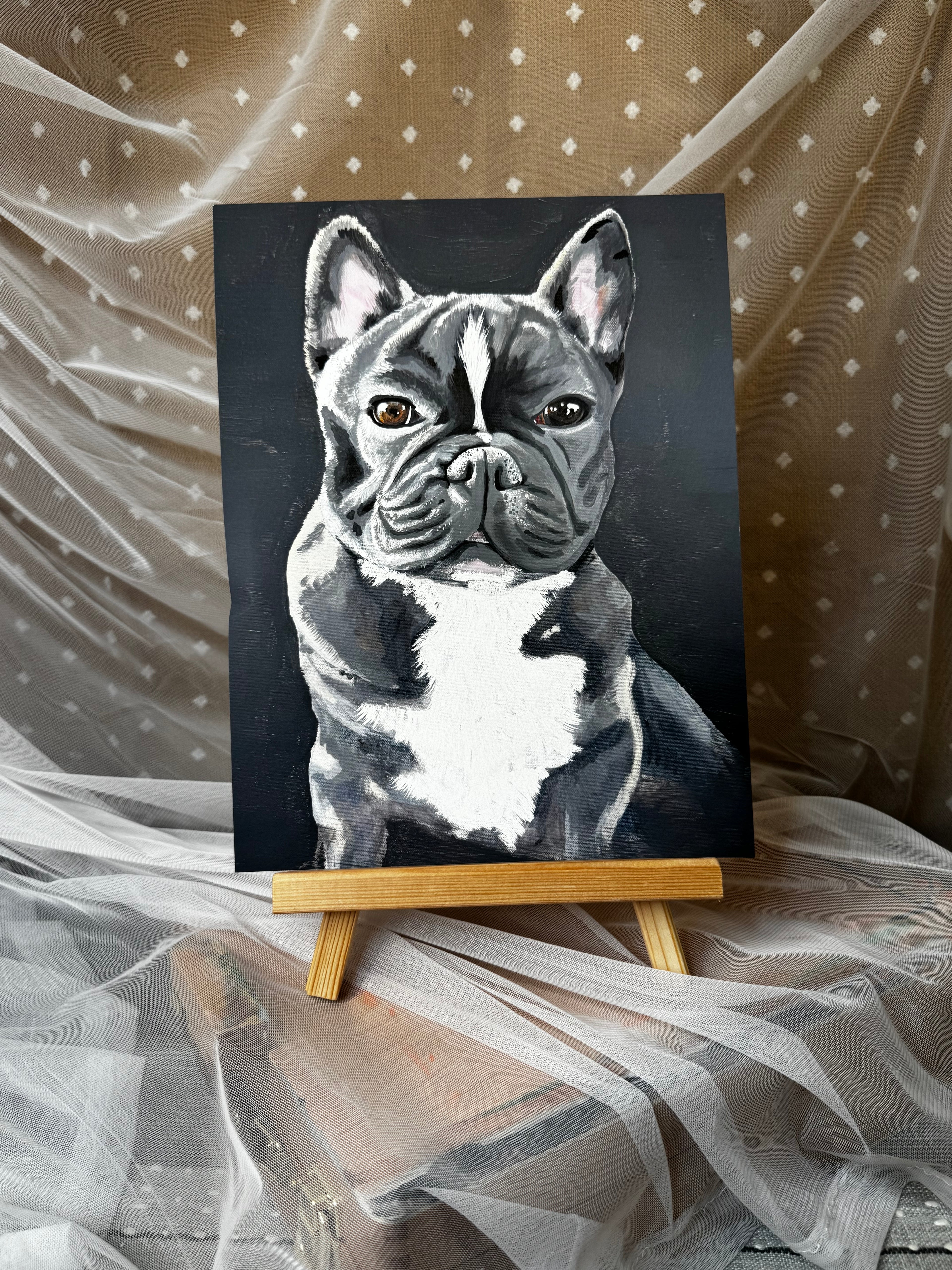 Kozie the French Bulldog Print