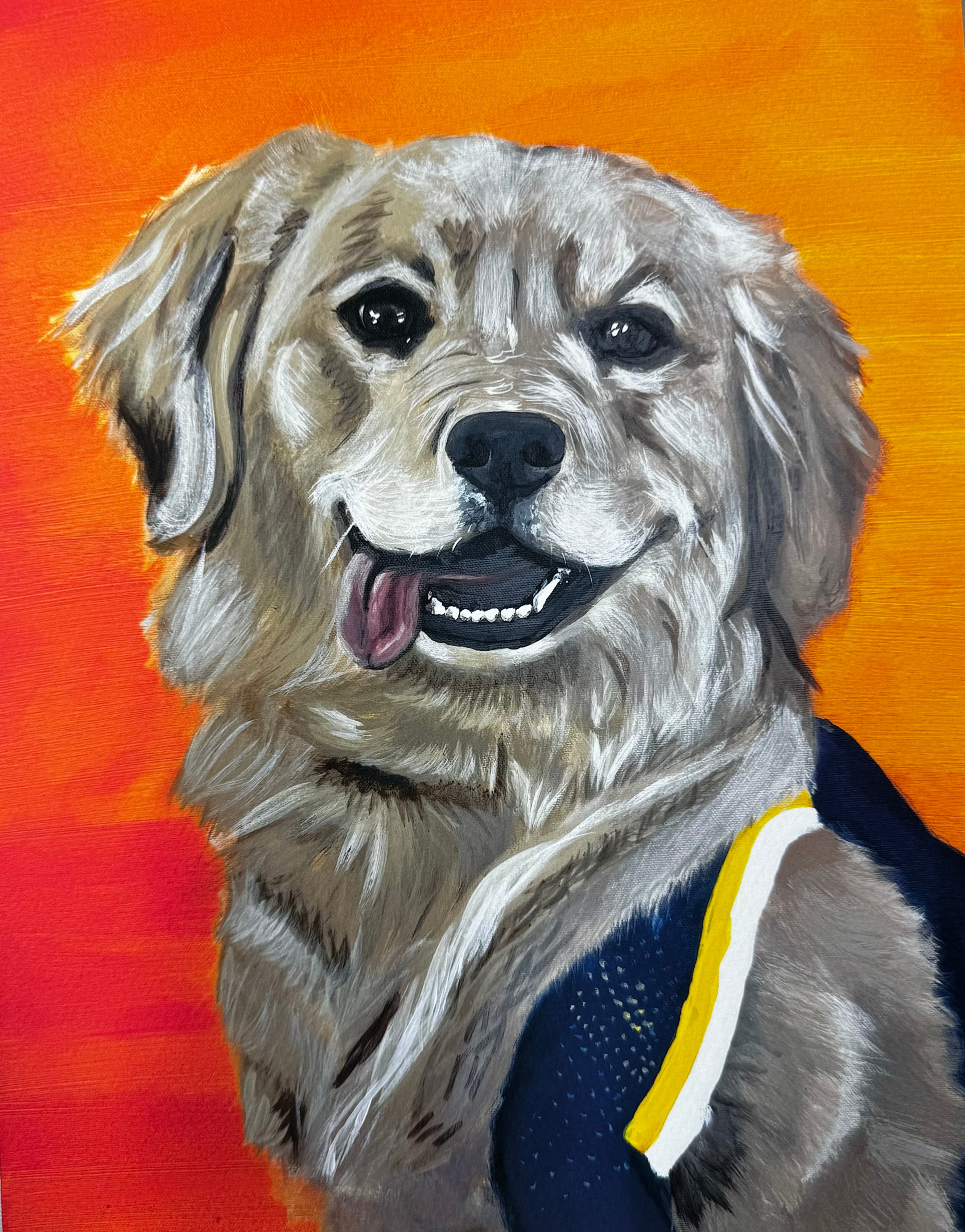 Moxie the Golden Retriever Print