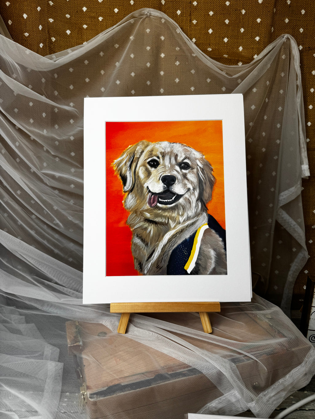 Moxie the Golden Retriever Framed Print