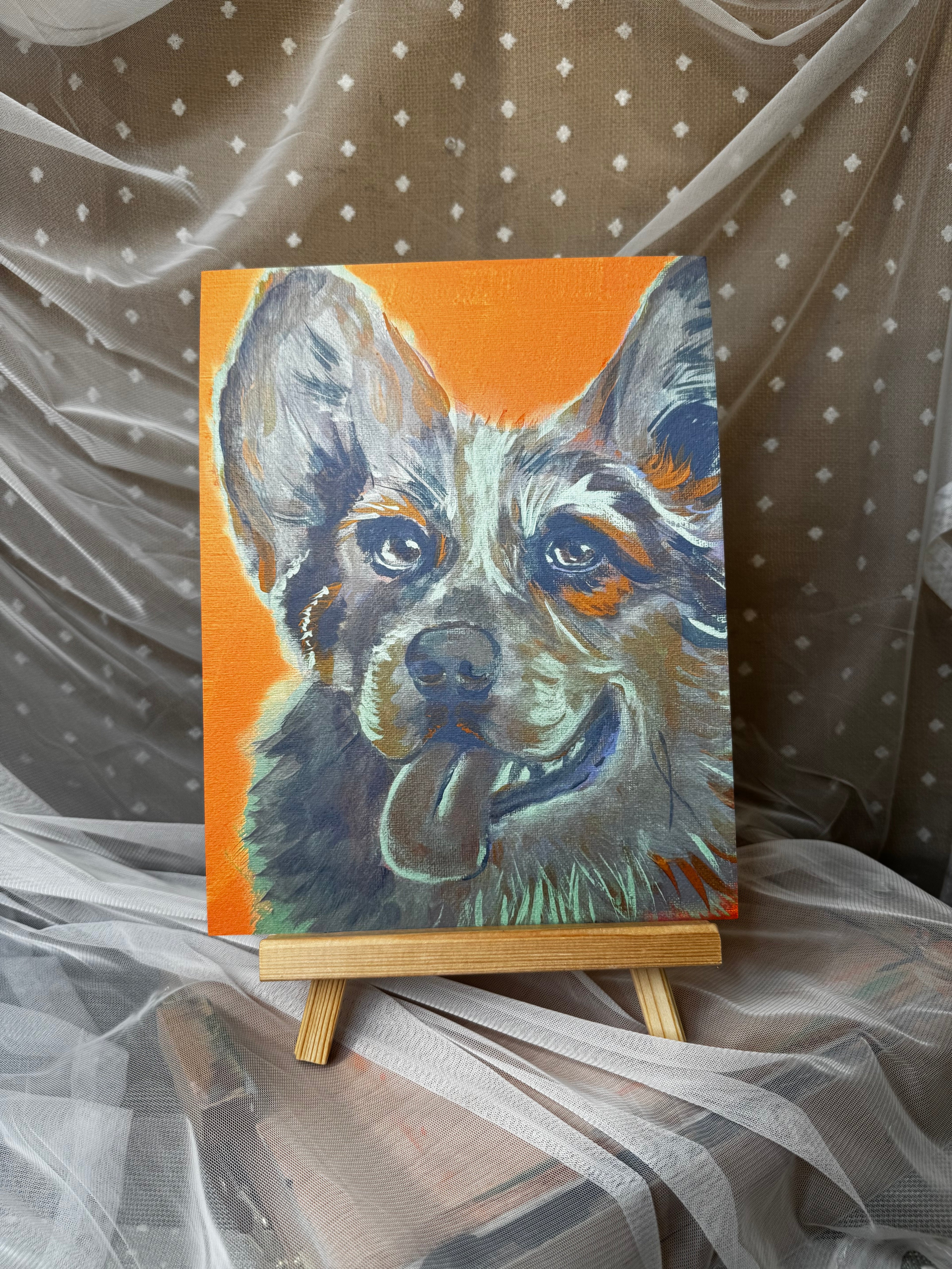 Color Pop Collie Print