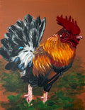 Vibrant Rooster Original Painting