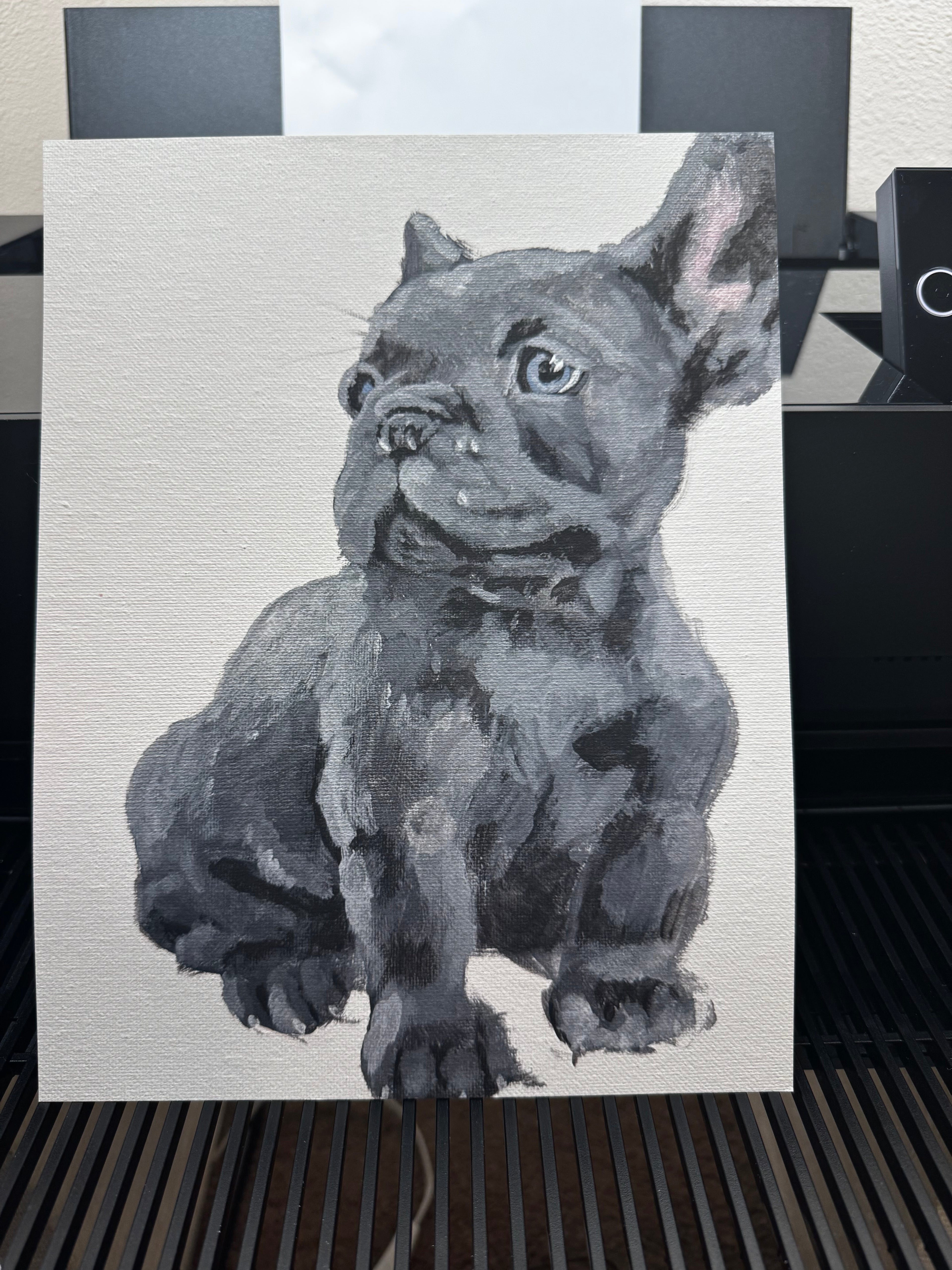Bleu the French Bulldog Print