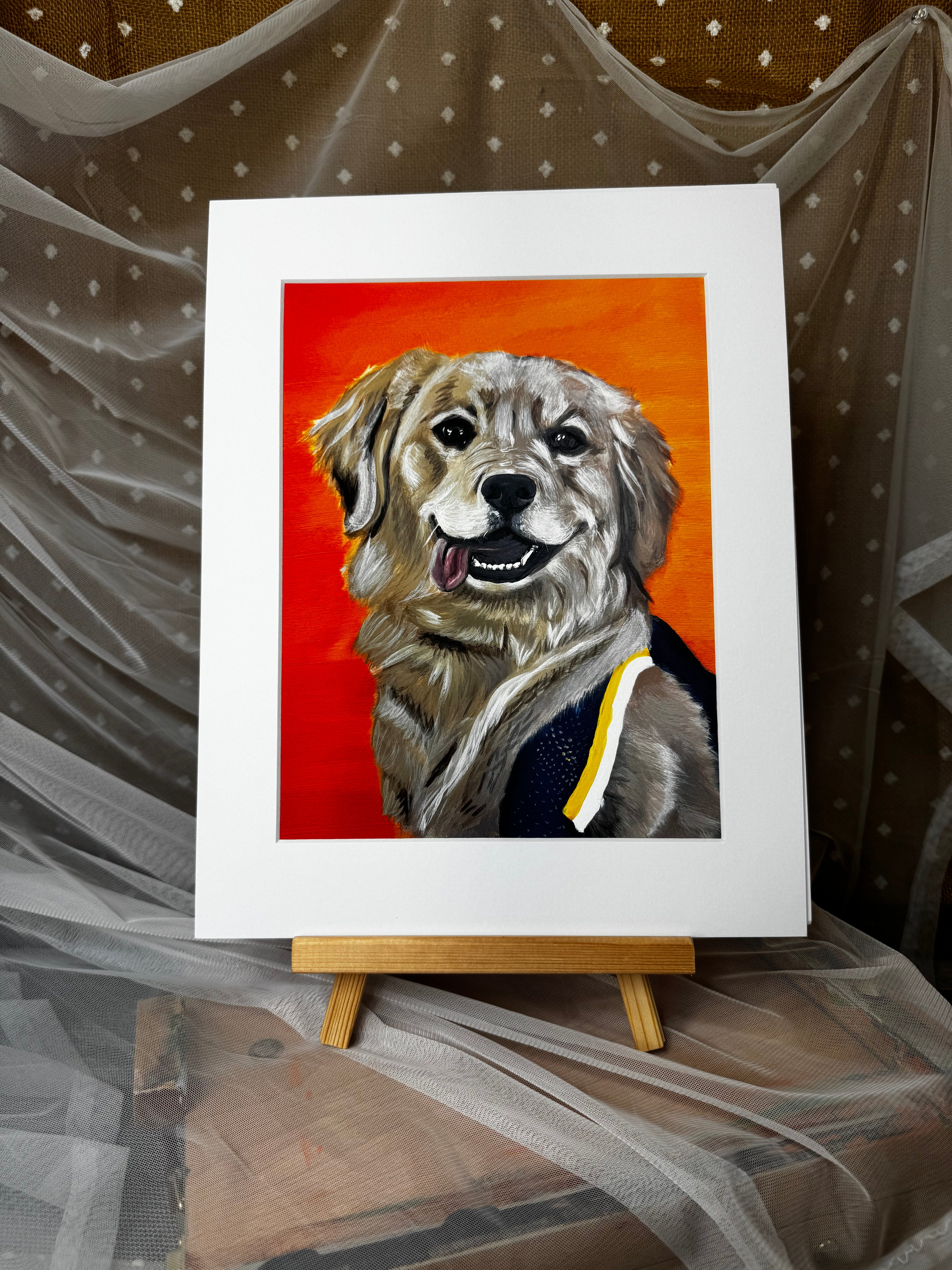Moxie the Golden Retriever Framed Print