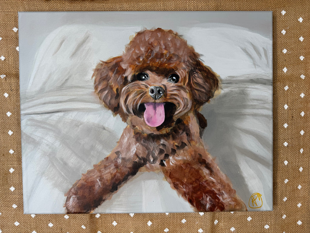 Doodle on Bed Original painting